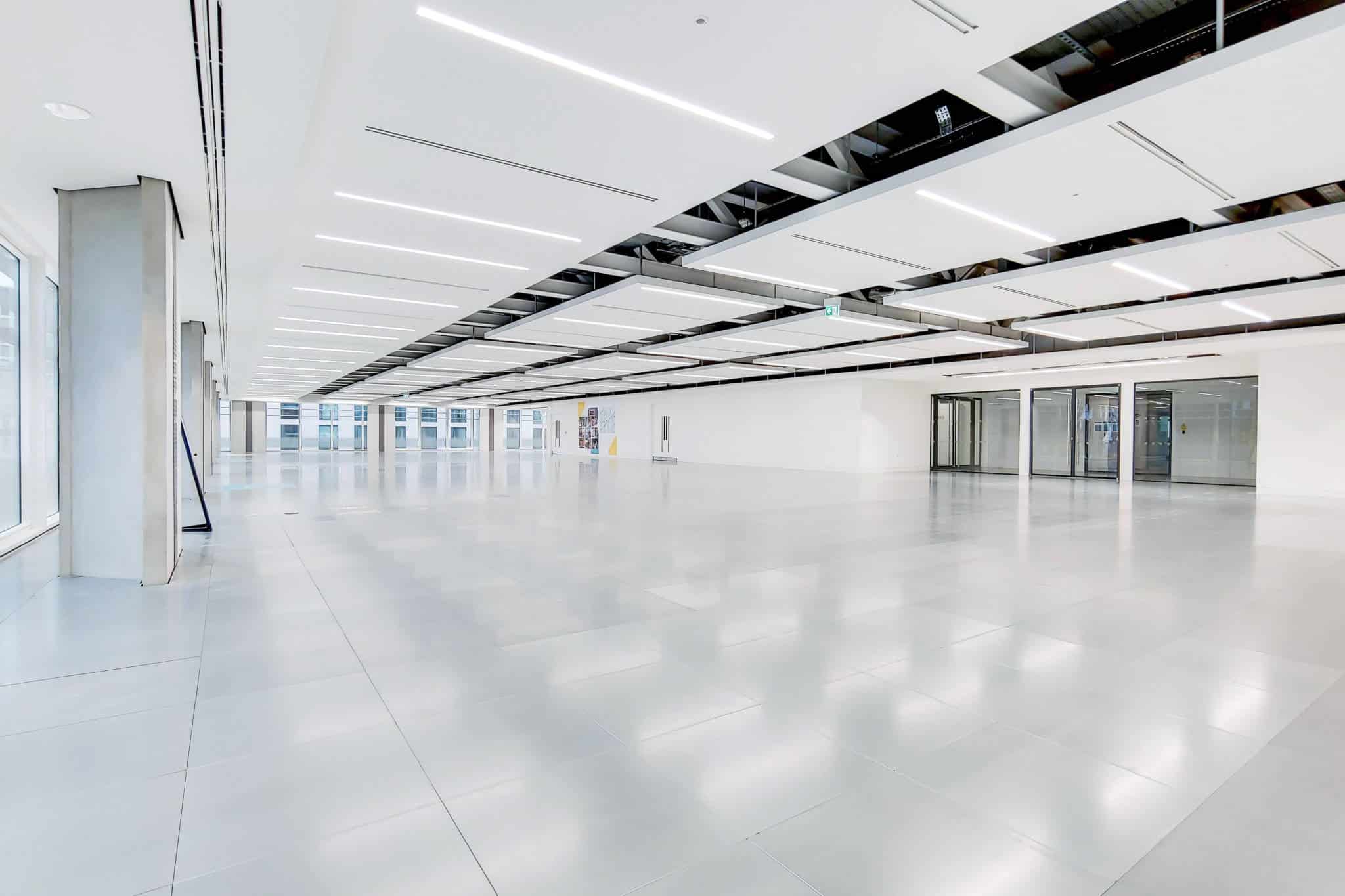 Space illustrating business environments supported by accurate building data, workplace insights, and efficient management solutions