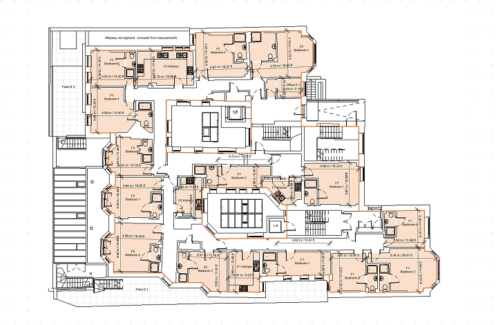 RICS-compliant floorplan verified by Stak, illustrating accurate building measurements and spatial data