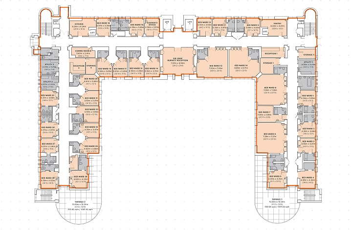 RICS-compliant floorplan verified by Stak, illustrating accurate building measurements and spatial data