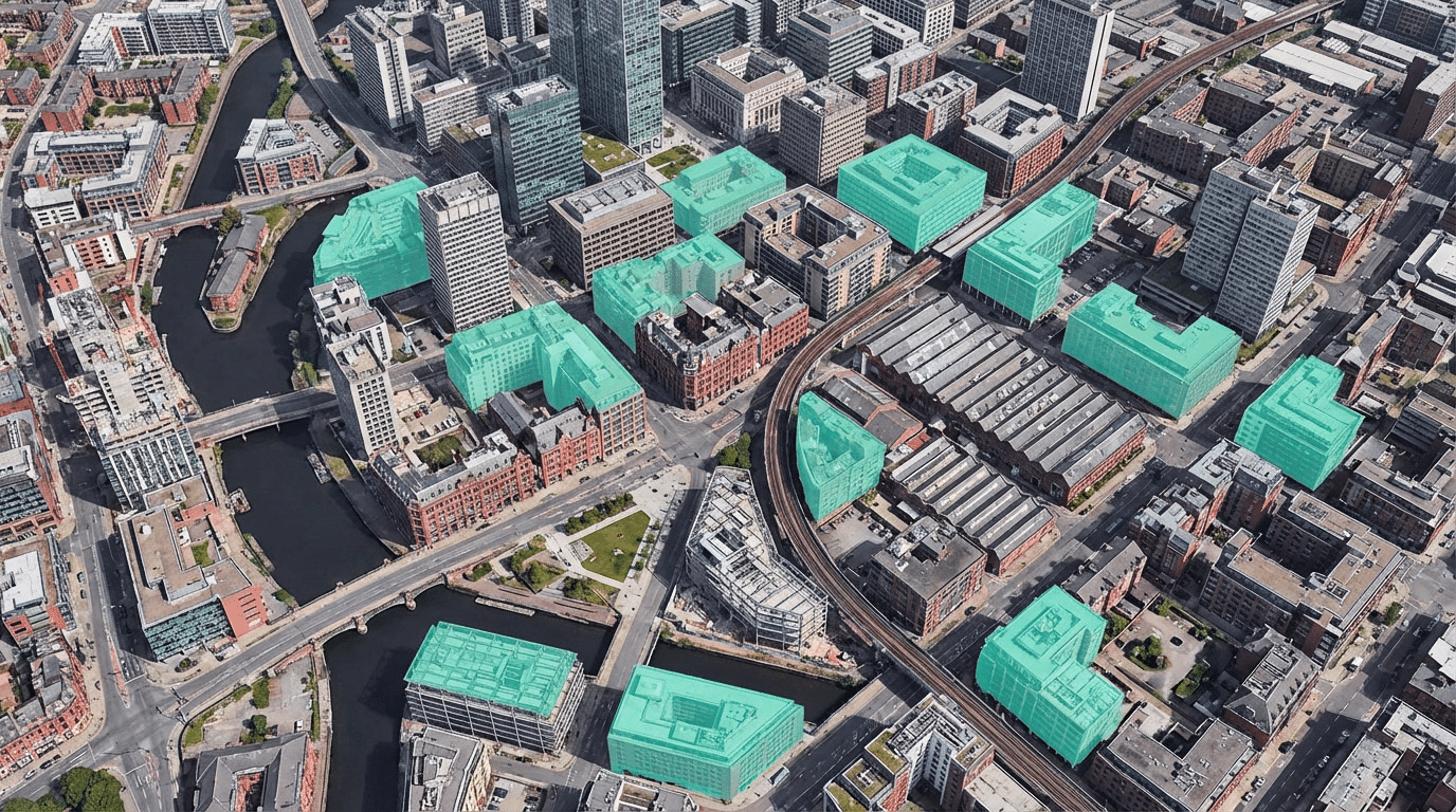 Buildings used to represent DRC’s Capture Programme, a new way for surveyors to collaborate, develop their expertise, and deliver accurate, compliant site data through trusted digital workflows